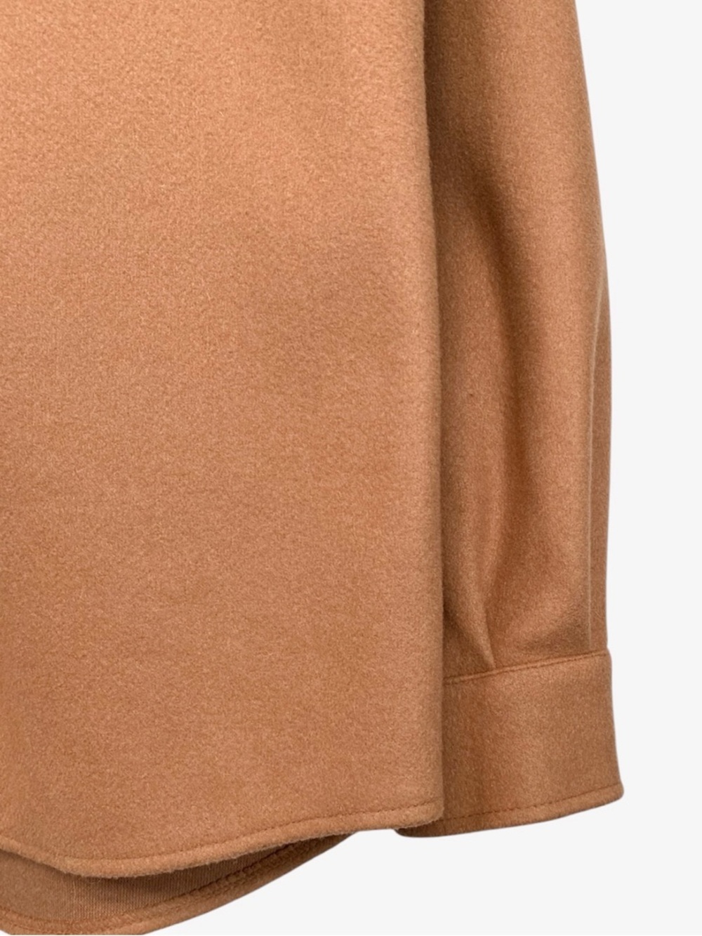 AVEC LES FILLES Shirt Jacket Shacket - Camel - Size M - Picture 6 of 8